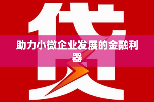 万州助力小微企业发展的金融利器