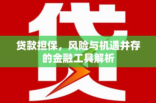 万州贷款担保，风险与机遇并存的金融工具解析