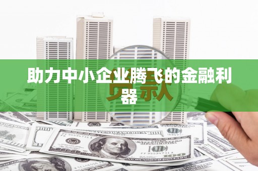 万州助力中小企业腾飞的金融利器