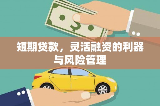万州短期贷款，灵活融资的利器与风险管理